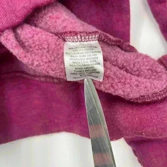 State Of Mine Women’s Small 1/4 Button Up Pullover Fleece Magenta Long Sleeve - Picture 5 of 8